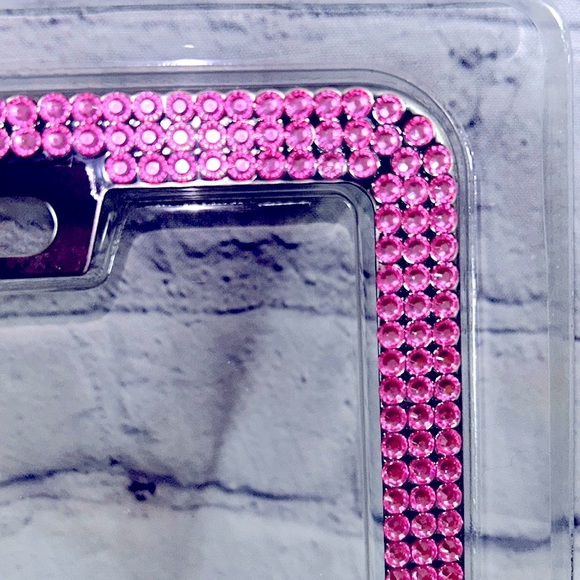 ✨Bling Pink Stainless Steel License Plate Frame✨💖🌸💖 - Picture 2 of 9